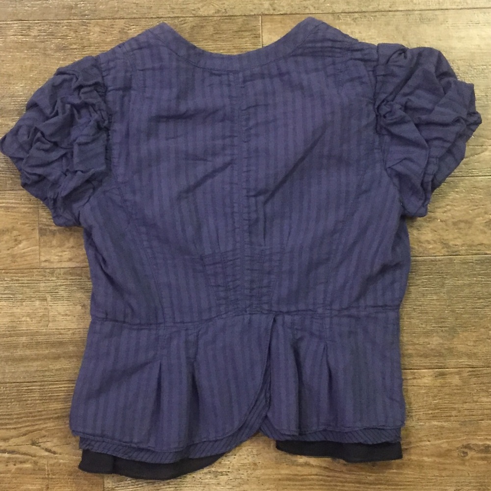 Blue striped top/jacket - Picture 2 of 7
